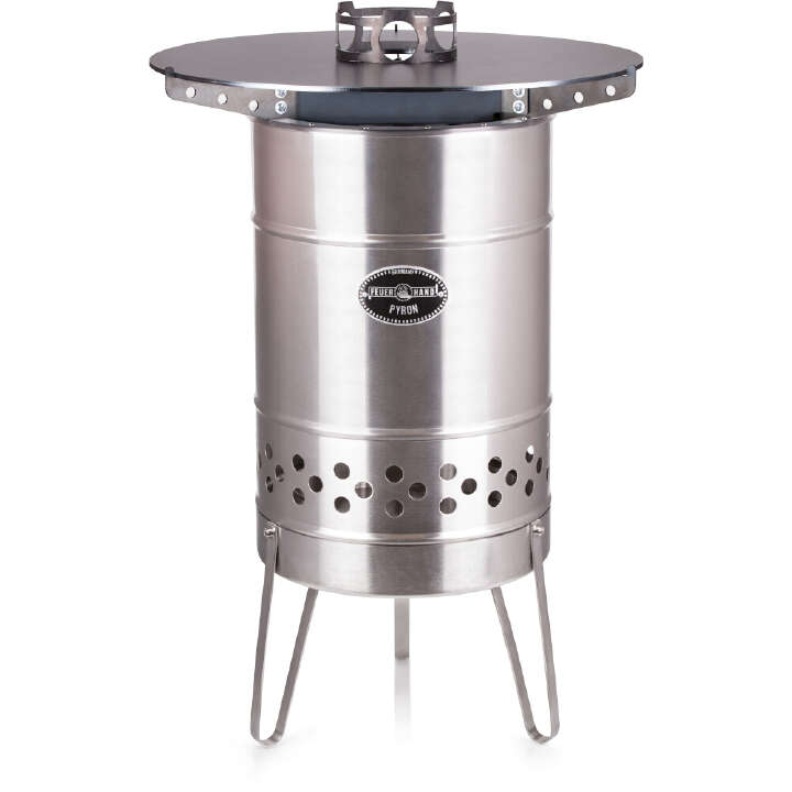 Petromax FEUERHAND Plancha Grillplatte zu Pyron Feuertonne